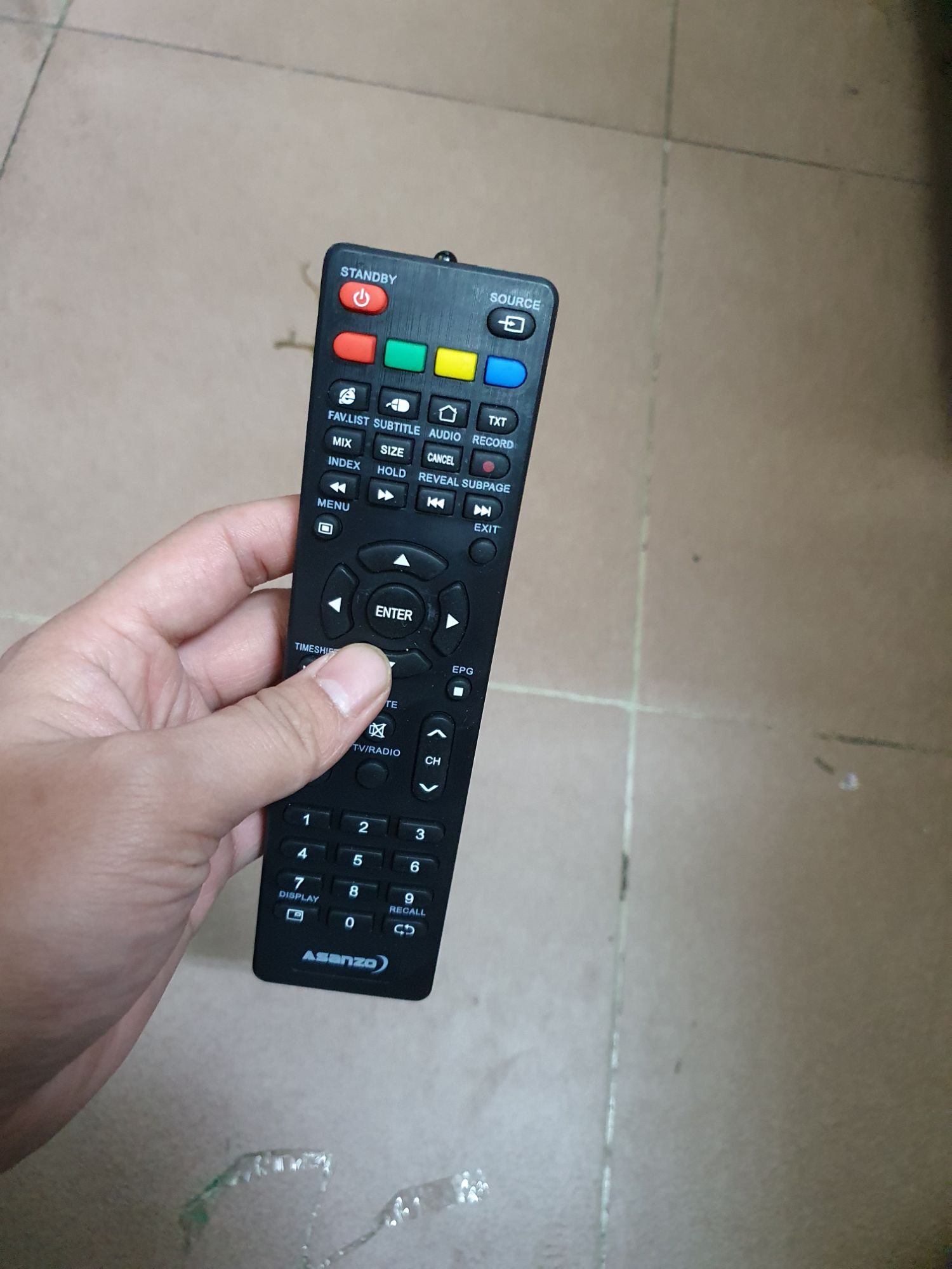 remote ti vi asanzo smart mỏng