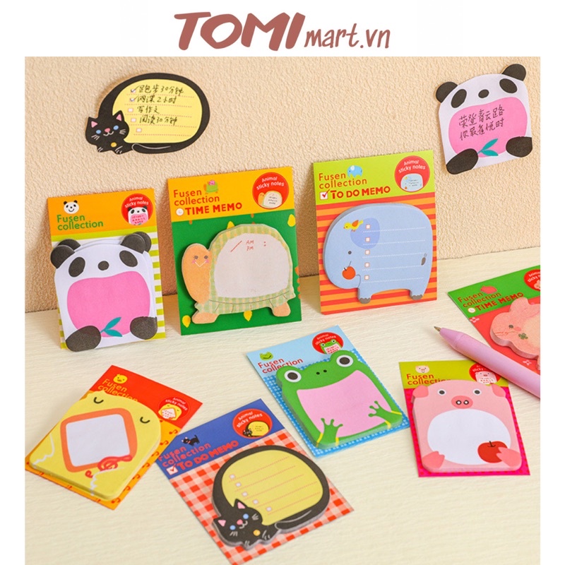 Giấy Note Mini Hình Thú Dễ Thương TOMI 062