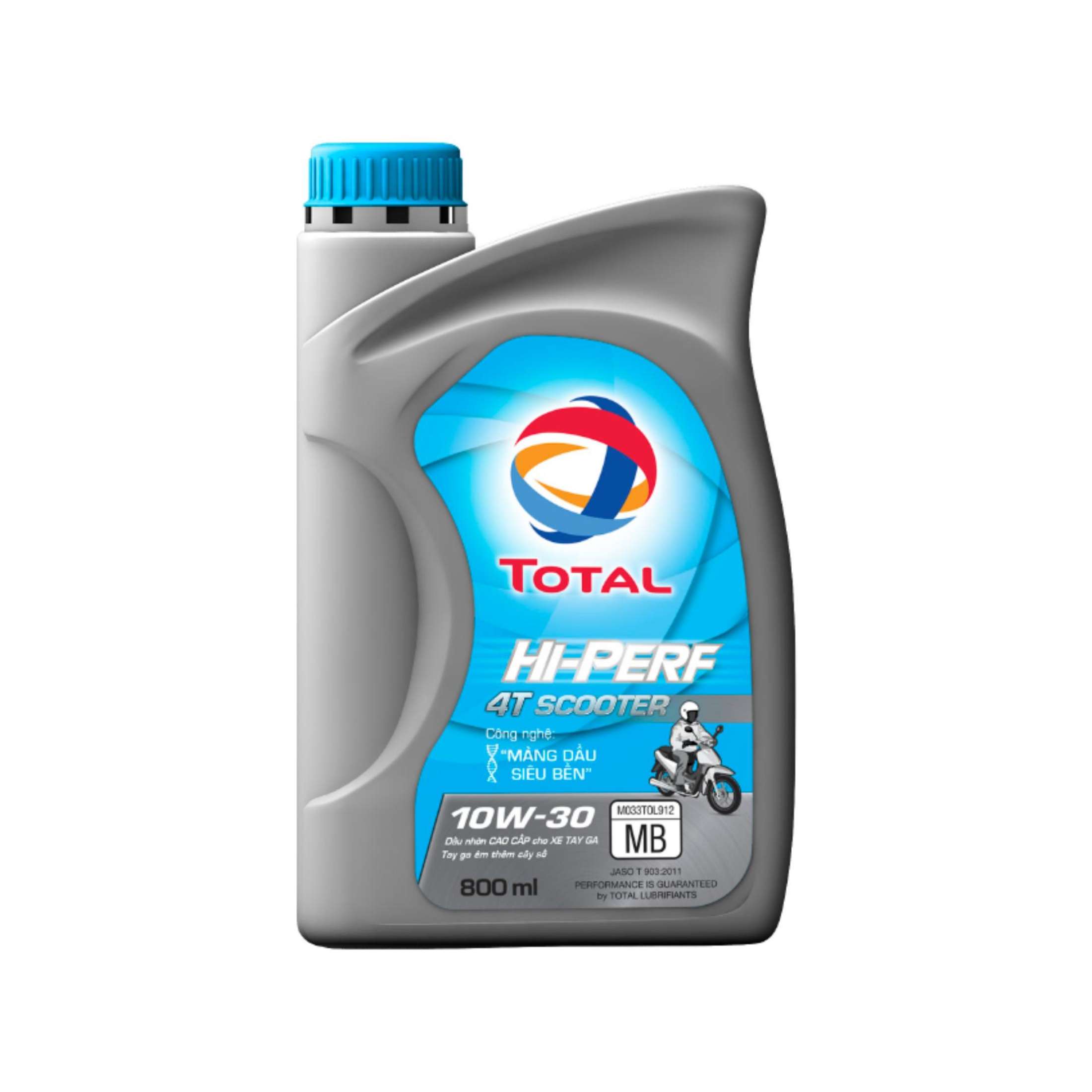 [HCM]TOTAL 4T SCOOTER 10W30 Nhớt xe máy 800ml