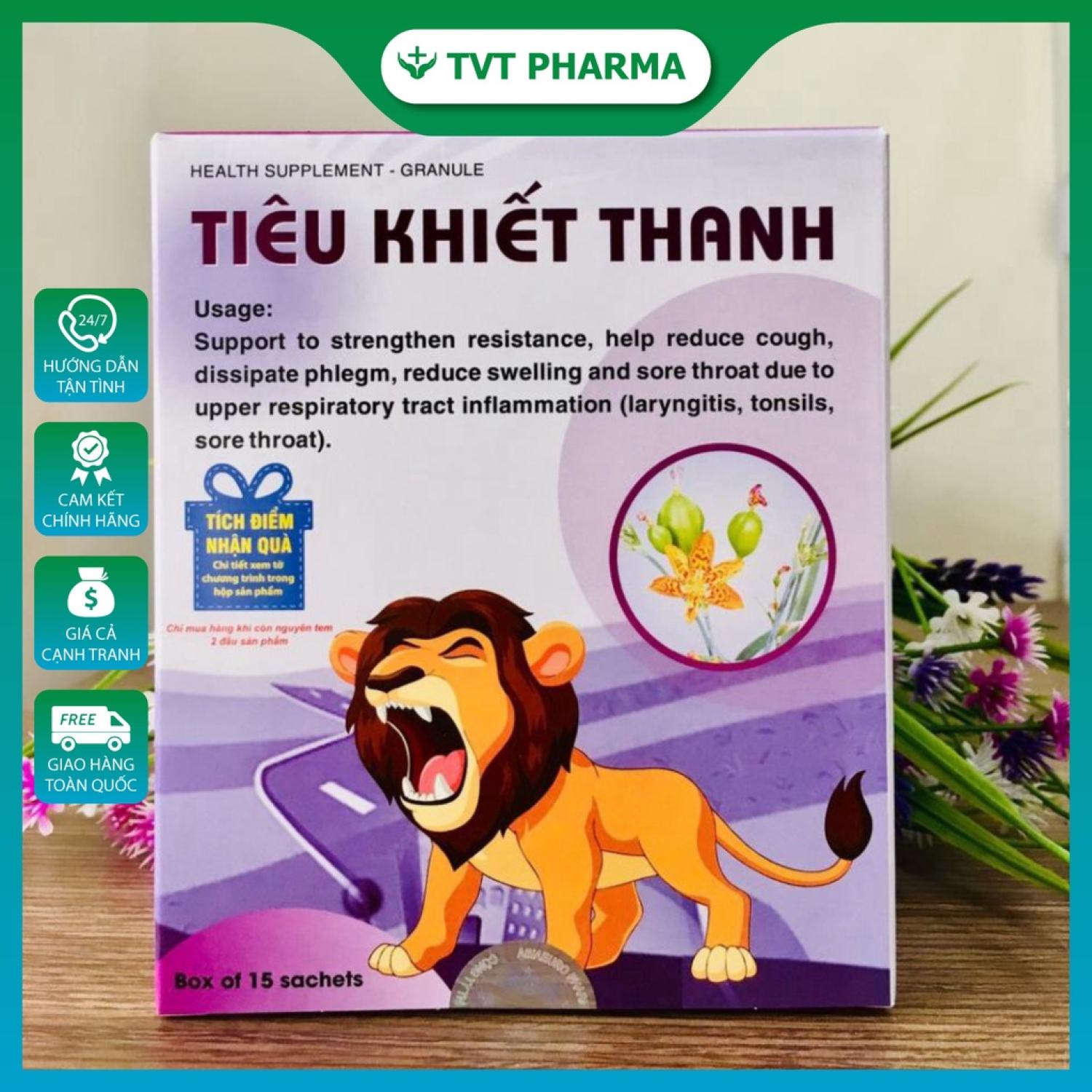 Cốm Tiêu Khiết Thanh Giảm Triệu Chứng Viêm Đường Hô Hấp