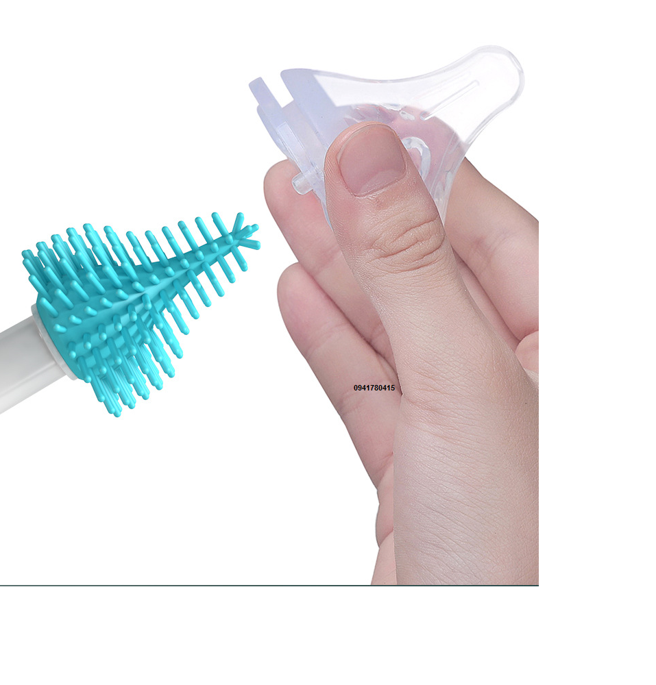 [HCM]Cọ rửa bình sữa cao cấp Misuta (xoay 360 độ)