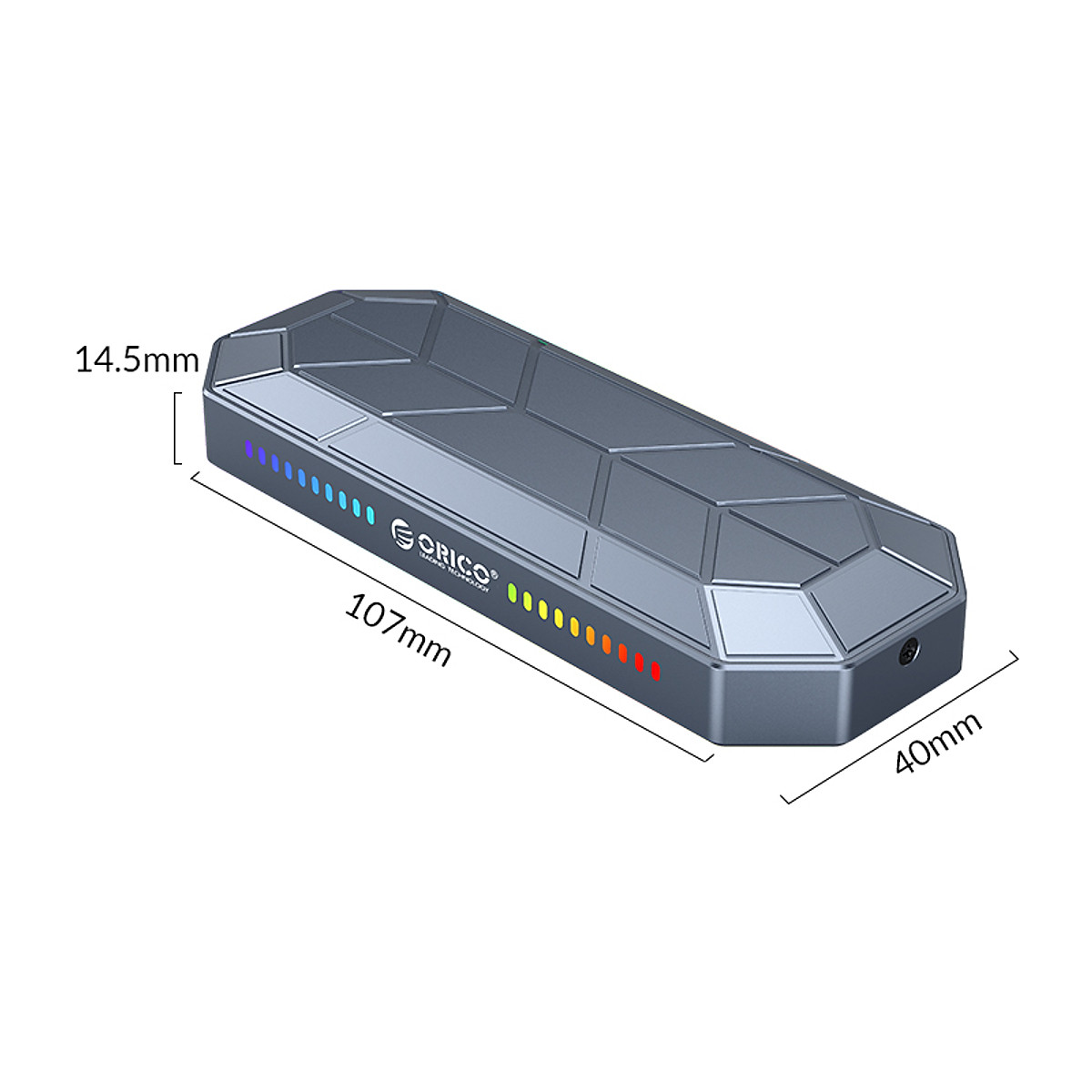 Box SSD RGB Orico M2VG01-C3