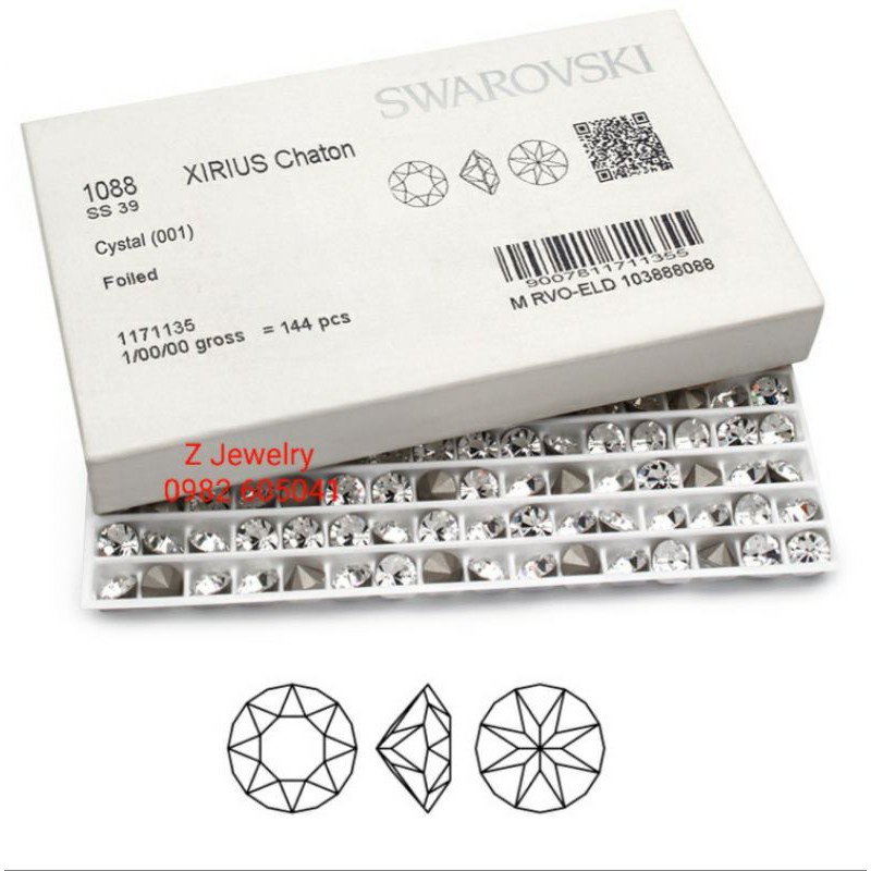 Bông Tai Pha Lê Swarovski Siêu Sáng Đẹp