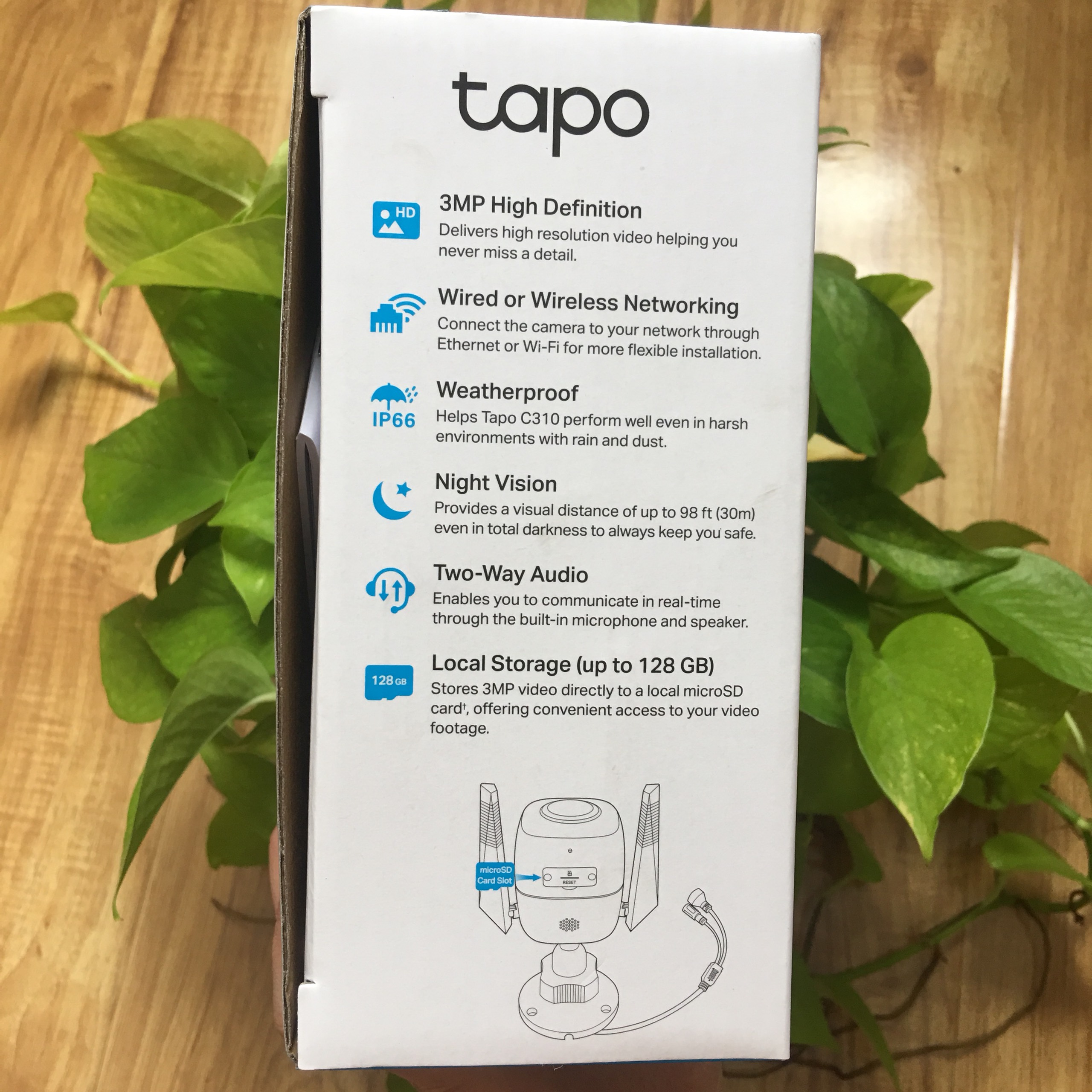 Camera IP Ngoài Trời 3MP TP-link Tapo C310 Trắng