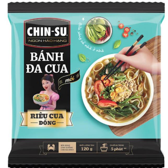[Mã 252FMCGSALE giảm 8  đơn 500K] (Gói) Phở bò /Miến gà CHINSU (có thịt) gói 135g (7 bữa sáng hoàn chỉnh)