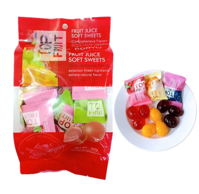 Kẹo Dẻo Trái Cây Top Fruit Vị Thập Cẩm 320g