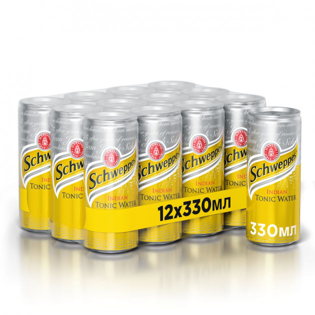 [Siêu thị WinMart] -  Thùng 24 lon nước giải khát Schweppes Tonic 330ml
