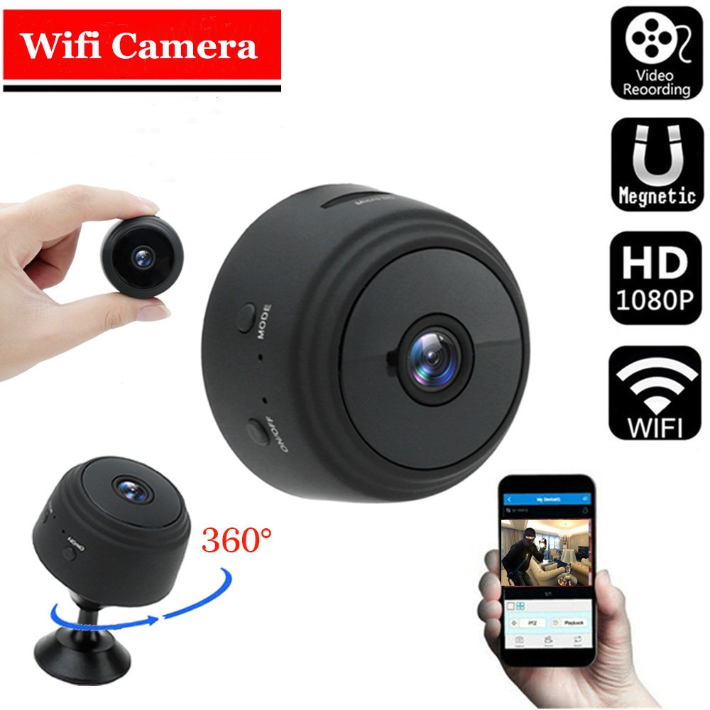 Camera mini wifi a9  camera siêu nhỏ wifi giám sát video A9 đến từ máy ghi âm ẩn không dây Camera mini Video Wifi camera.