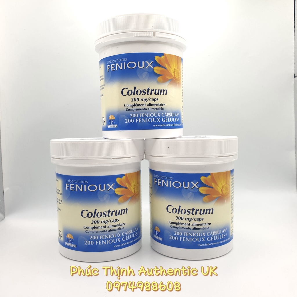 Sữa Non Pháp Fenioux Colostrum (200 Viên)