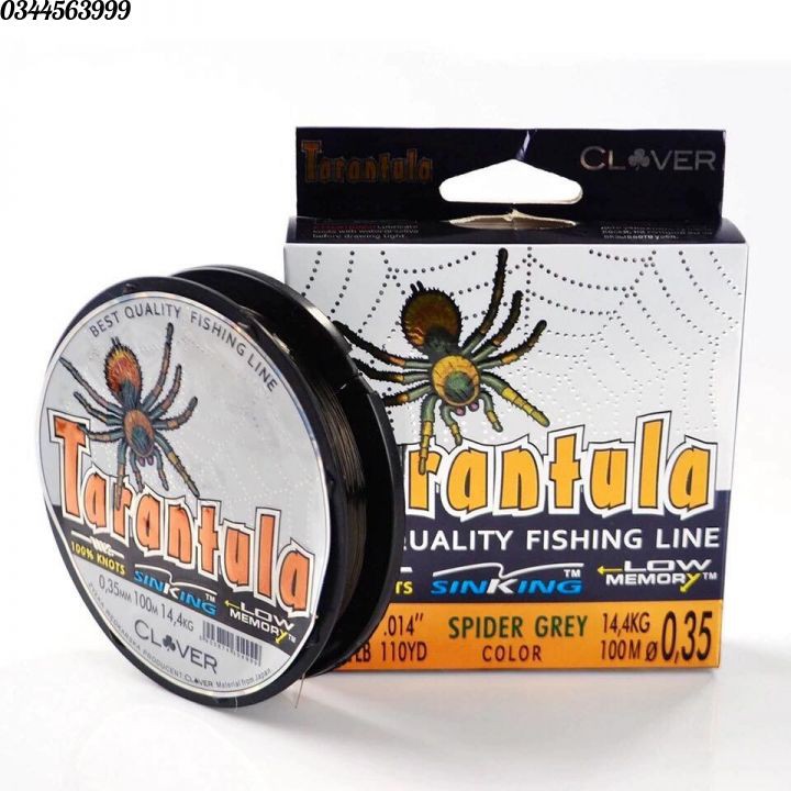 Cước Câu Cá Nhện TARANTULA  (cam kết đổi trả trong 2 tuần đầu)