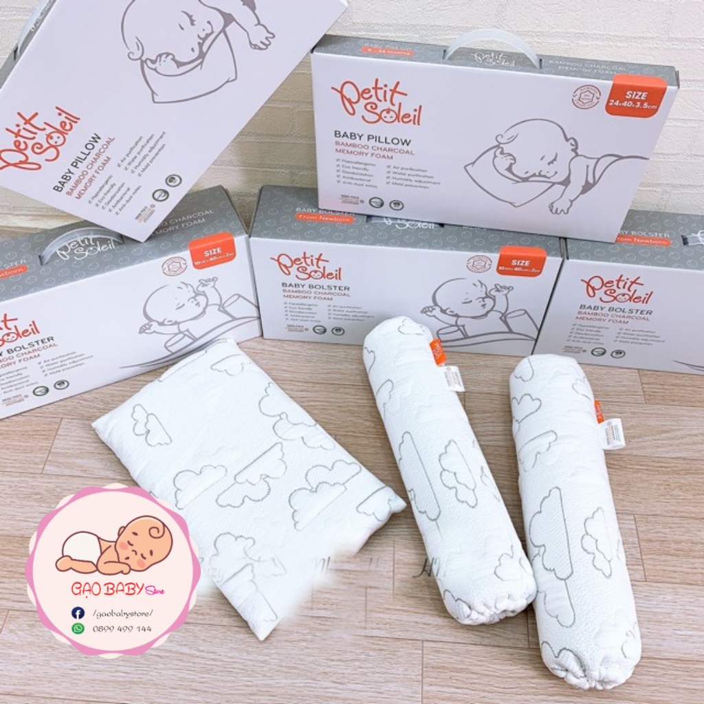 Bộ chặn, bộ gối chặn sơ sinh Petit Soleil