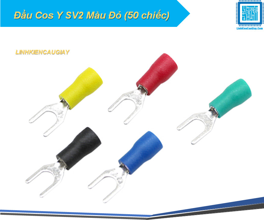 Đầu cos y sv2 màu đỏ