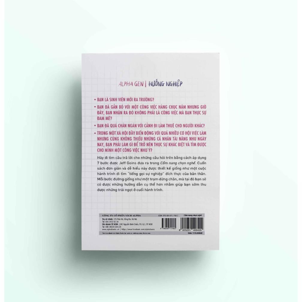 Sách Alphabooks - Cẩm Nang Chọn Nghề