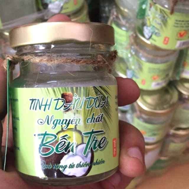 lọ dầu dừa ép lạnh mỗi lọ 100ml