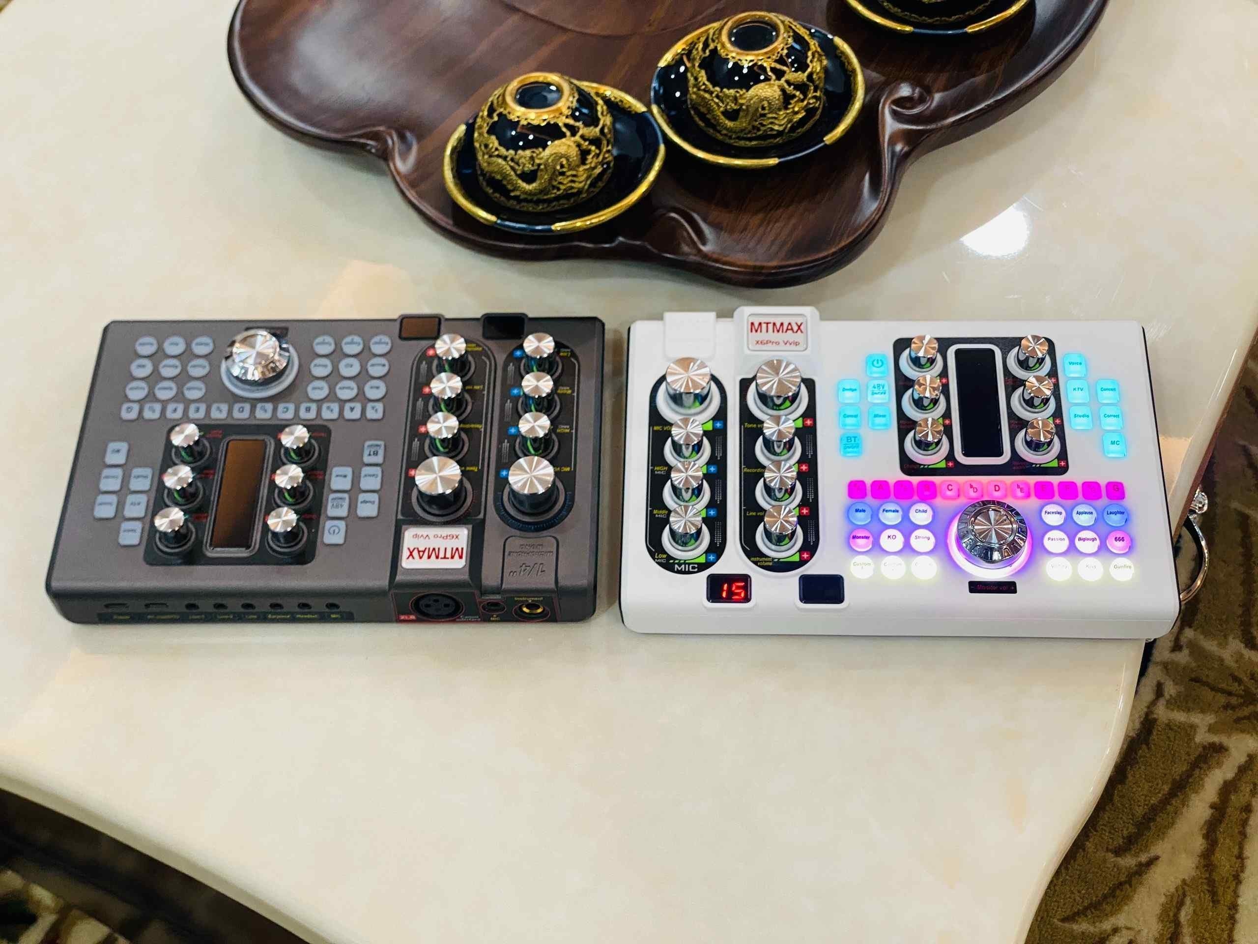 Soundcard MTMAX X6Pro - Thiết Bị Hỗ Trợ Thu Âm Và Phát Sóng Livestream Chất Lượng Cao