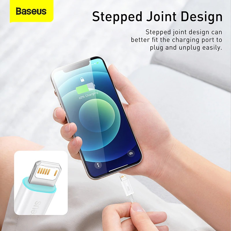 Cáp sạc nhanh, siêu bền Baseus Fast Charging Data Cable  dùng cho iPhone(2.4A, USB A to Lightning Fast charge Cable )