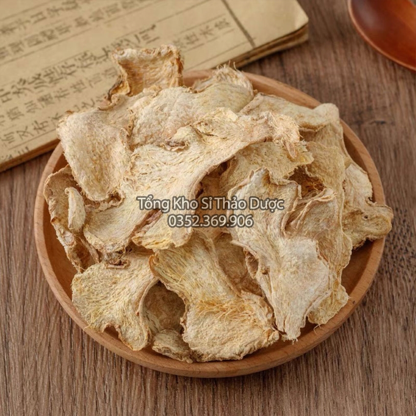 Gừng Khô Thái Lát 1kg (Can Khương) - Thơm Sạch