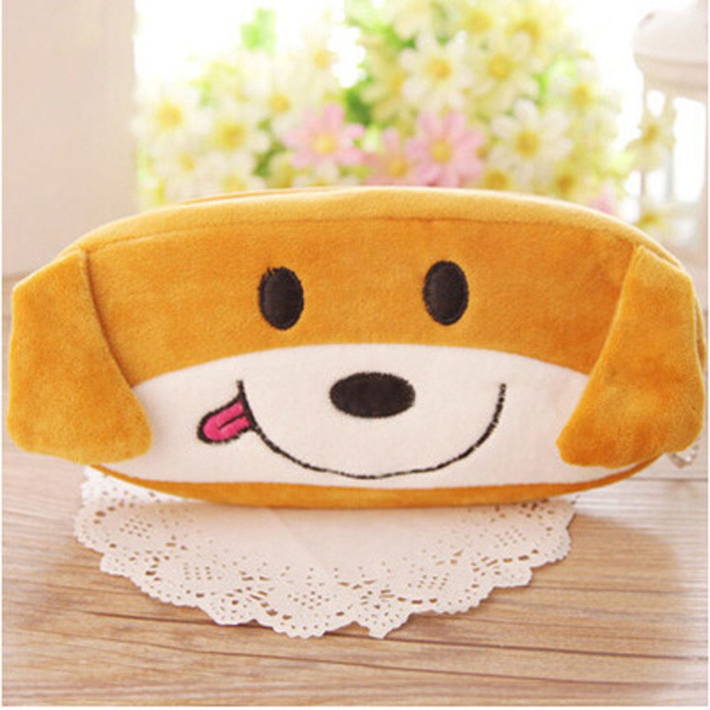 MMLUCK Dễ thương Đồ dùng học tập Phim hoạt hình Quà cho trẻ em Túi đựng bút Thú vật Hộp bút Túi bút chì sang trọng Chủ bút Túi mỹ phẩm