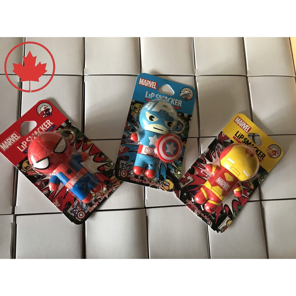 [Hàng công ty có tem] Son siêu nhân Marvel - Lipsmacker - người sắt Iron Man (Made in Usa)