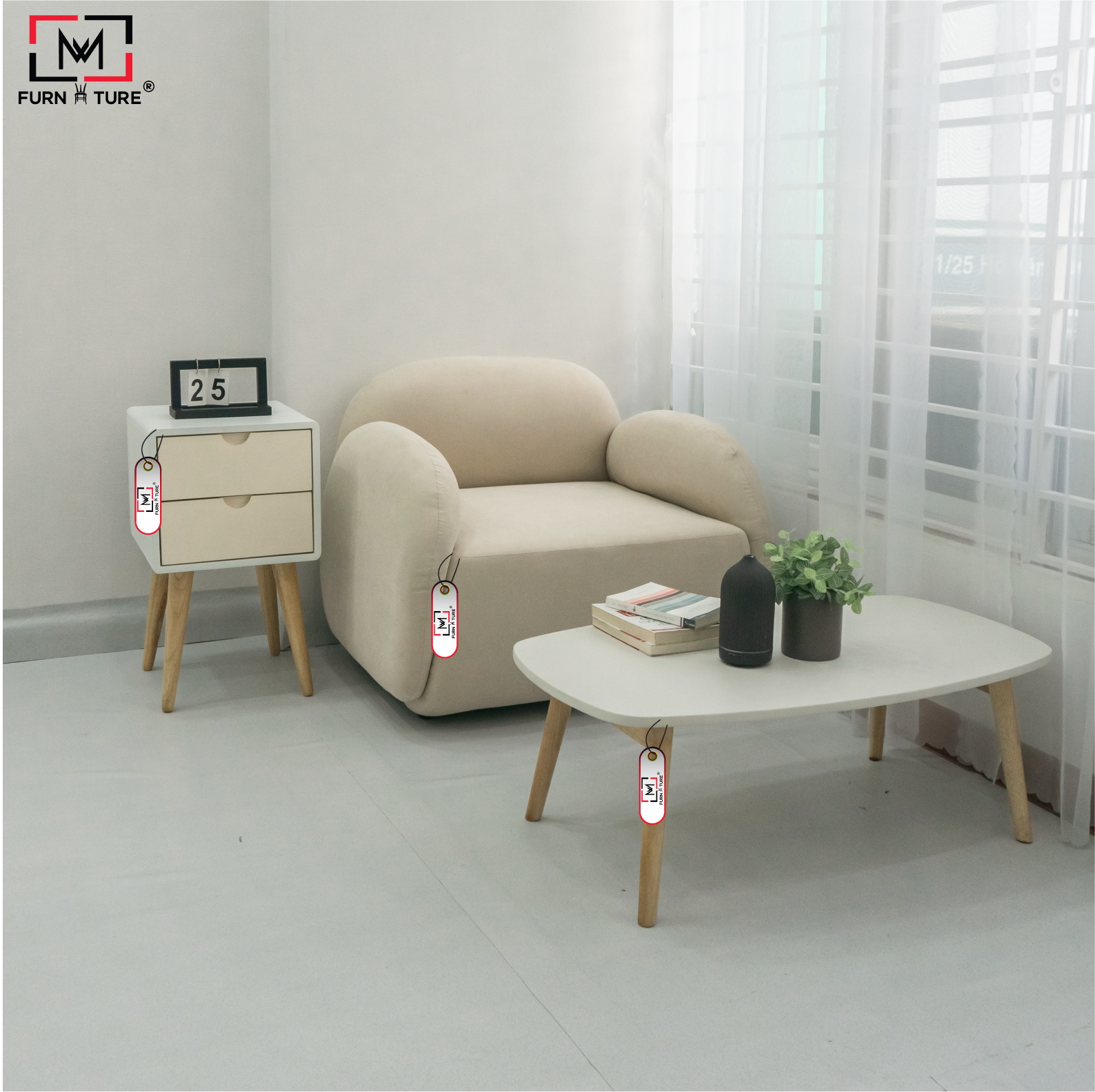 SOFA MINI THƯ GIẢN PHONG CÁCH HÀN QUỐC - SOFA BUNNY