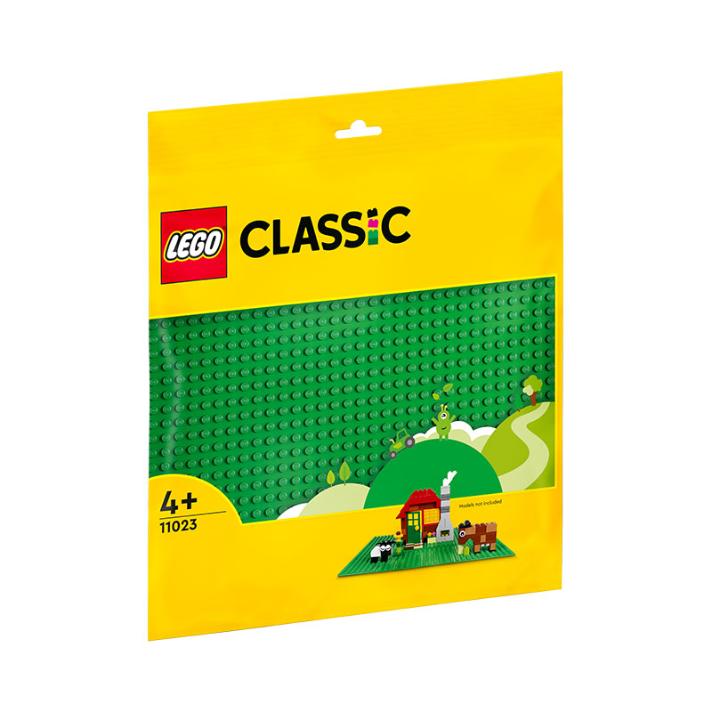 Đồ chơi lego đế lắp ráp màu xanh lá 11023