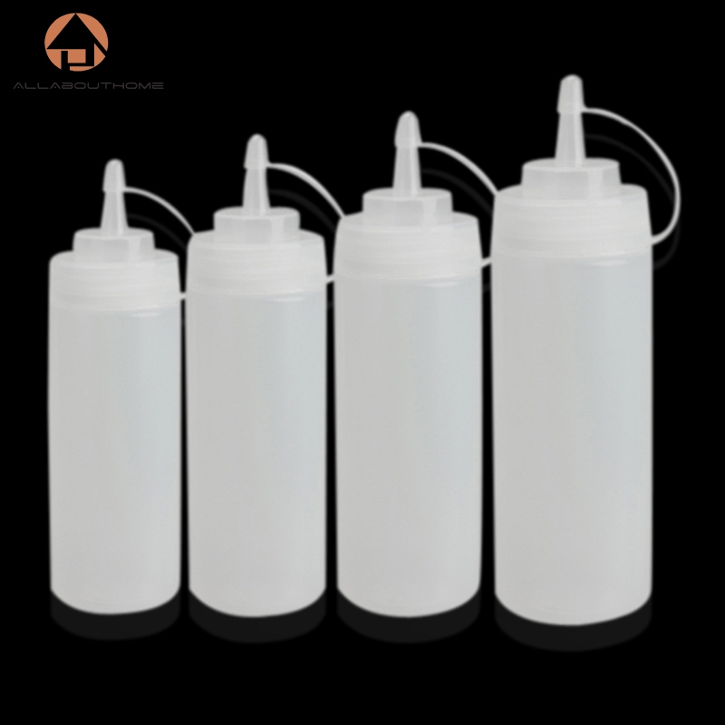 Bình nhựa đựng siro, sữa đặc 200ml