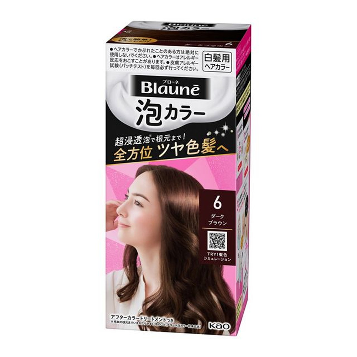 Bọt nhuộm tóc phủ bạc thành phần thiên nhiên Kao Blaune 108ml - Đậu đỏ shop - Hàng nội địa Nhật Bản.