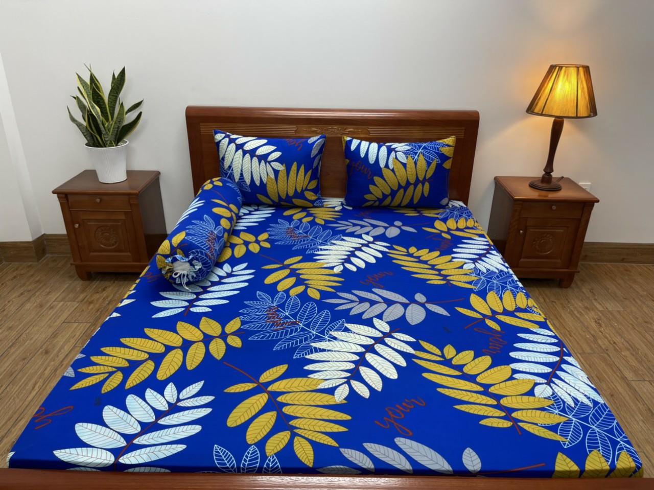 Bộ 4 món drap ga gối THUN LẠNH HÀN QUỐC- ĐỦ SIZE