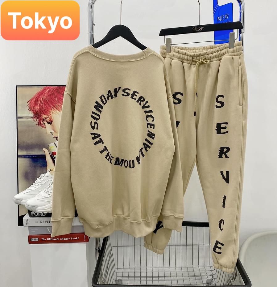 SÉT ĐỒ BỘ NAM NỮ HOODIE SWEATER NAM NỮ HOLY HOLY CHẤT THUN NỈ DA CÁ DÀY CHỐNG LẠNH NẮNG, NÓNG ĐÔNG HÈ CAO CẤP HOT TREND - TOKYO FASHION