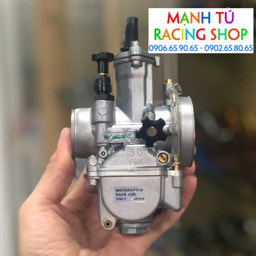 Bình xăng con ga dẹp pwk keihin họng 28mm,30mm,32mm
