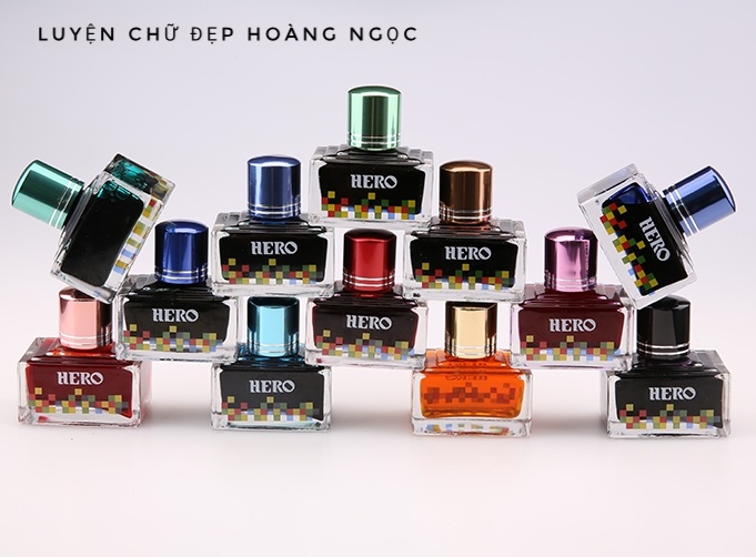 [HCM]Mực bút máy - Mực Hero 40ml