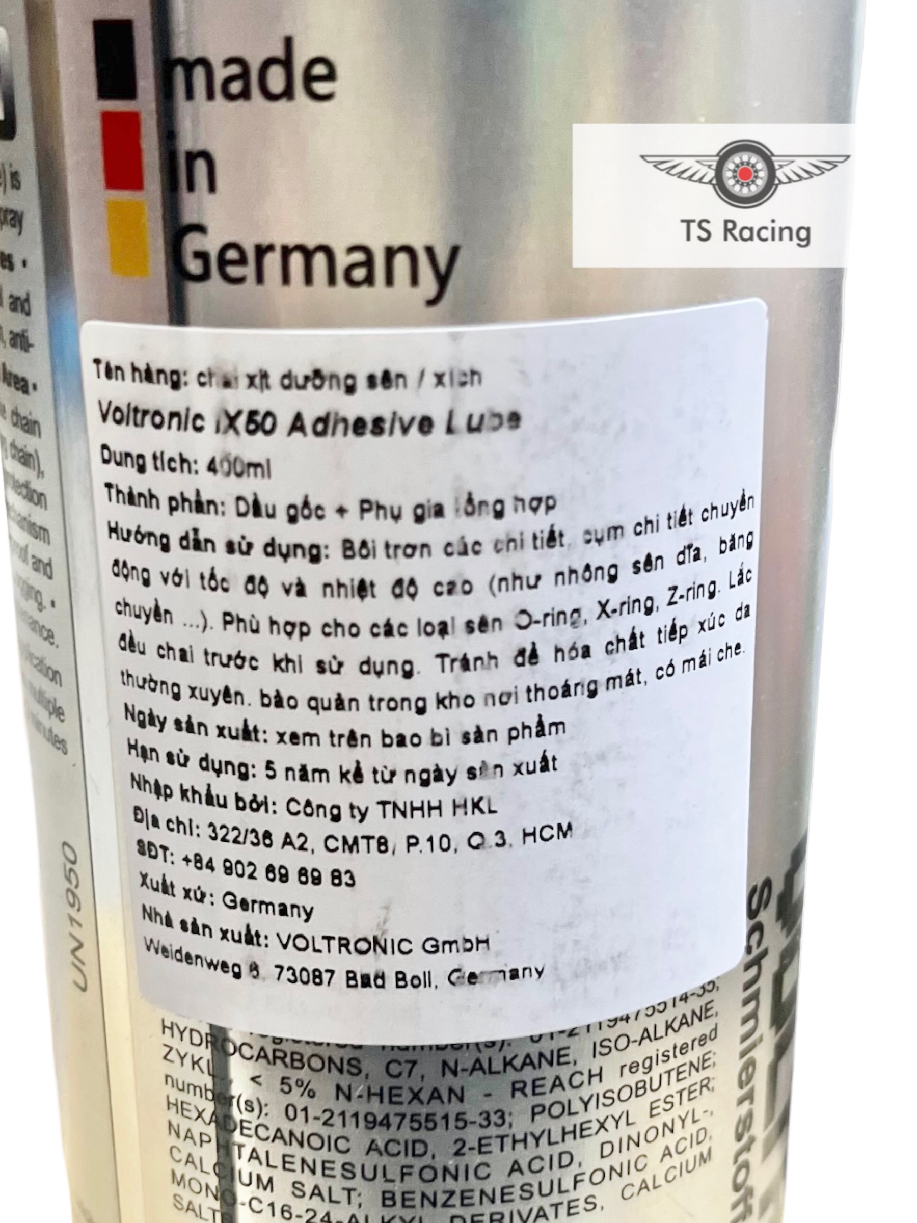 Chai dưỡng sên Voltronic Ix50 400ml