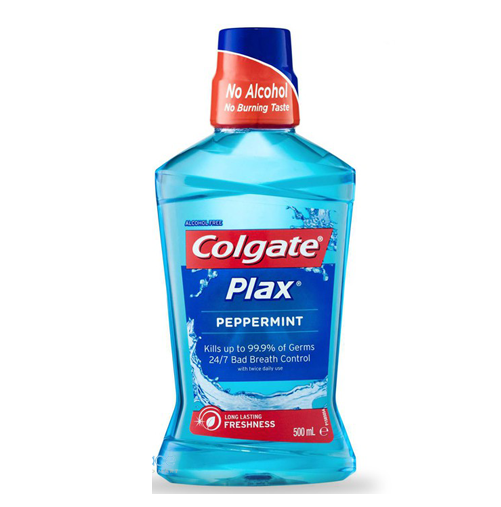 Nước súc miệng Bạc hà tươi Colgate Plax 500ml
