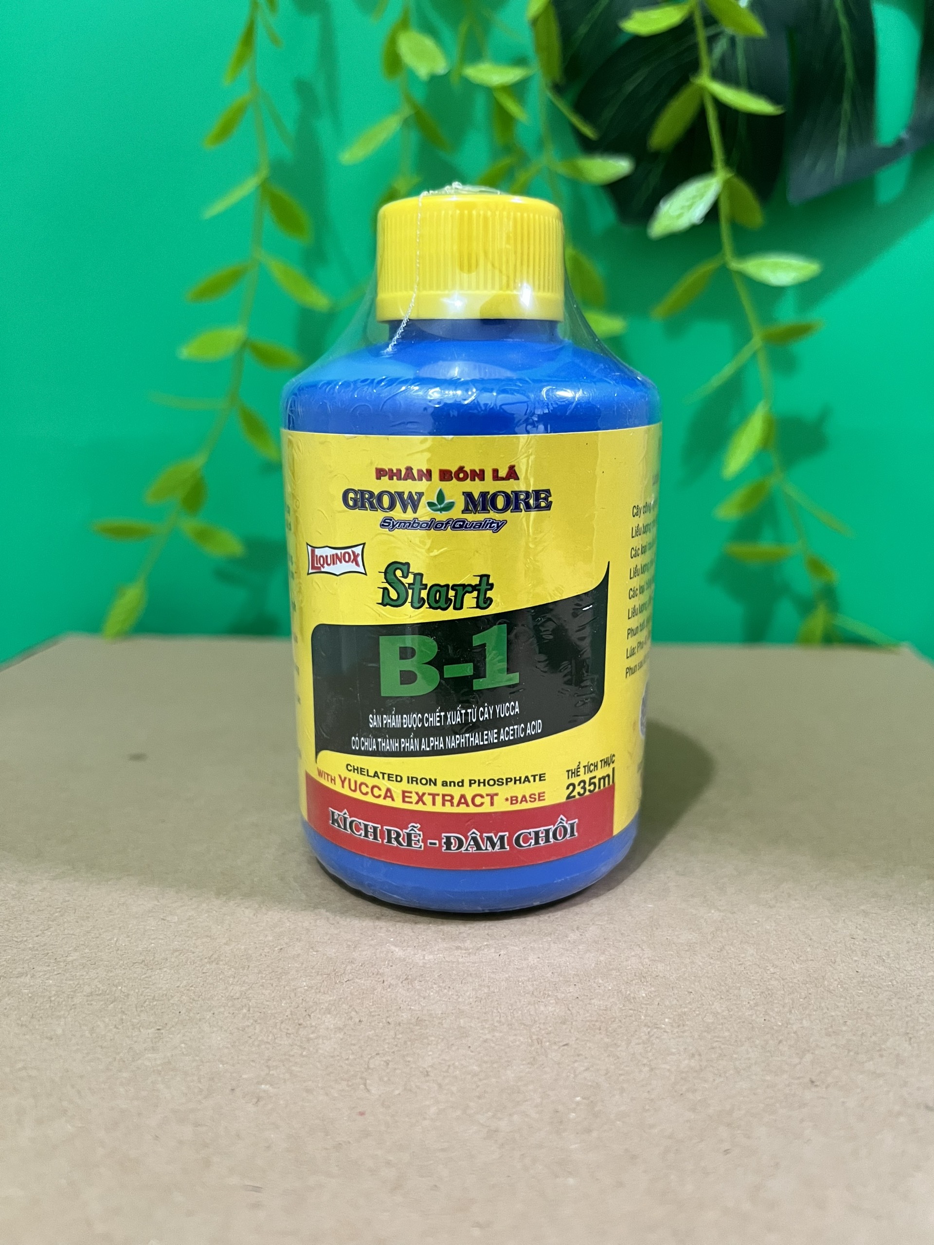 Phân bón lá Vitamin B1 Growmore giúp cây xanh lá, nhiều rễ dành cho hoa lan cây cảnh