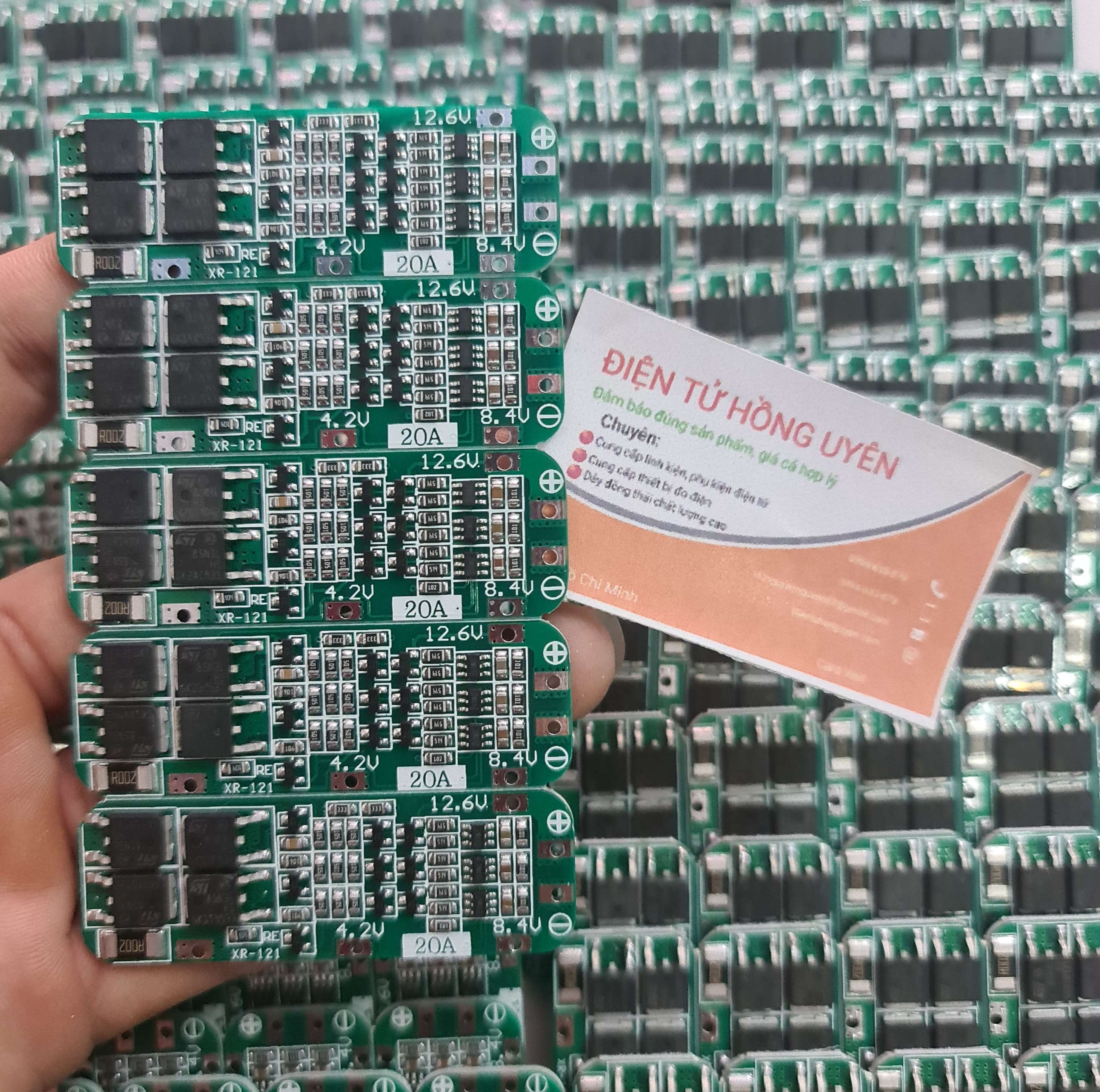 Combo 5 Mạch 3S-20A. Mạch bảo vệ sạc xả pin Lithium 3S-12.6V-20A. Chuyên dùng để đóng khối pin 3S 12,6V cho máy khoan và các thiết bị chạy điện 12V