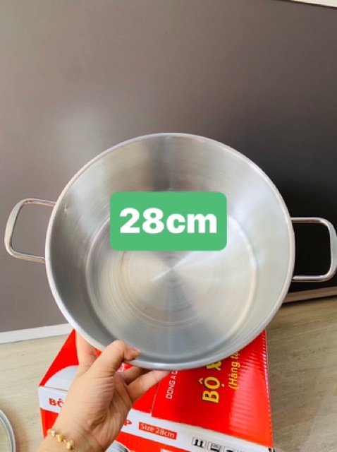 Bộ xửng hấp 2 tầng đông á 28cm