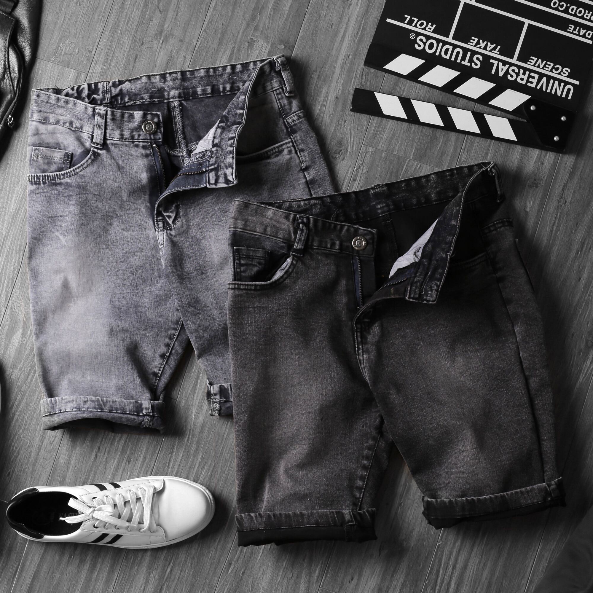 [HCM]Quần short jean nam vải giản cao cấp HT 90