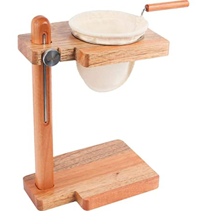 Giá đỡ pha cafe V6 bằng gỗ