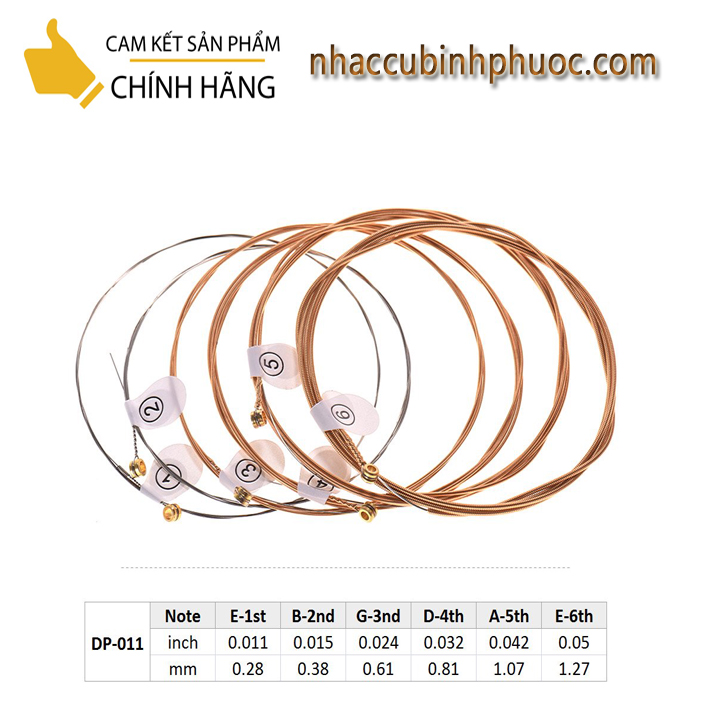 Bộ dây đàn Guitar thùng Alice AW436 (Bộ)