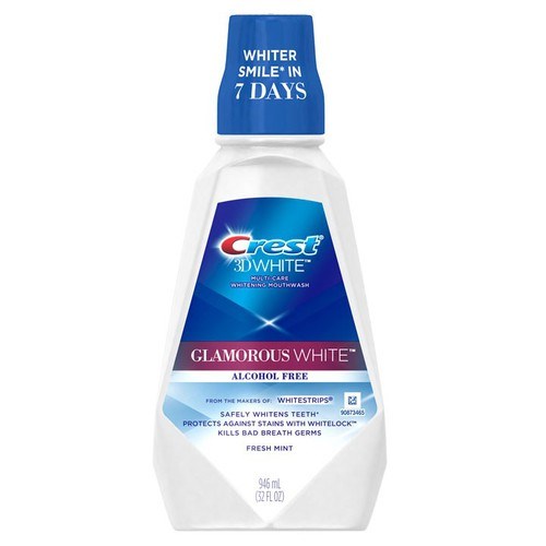 NƯỚC SÚC MIỆNG TRẮNG RĂNG CREST 3D WHITE 964ML MỸ