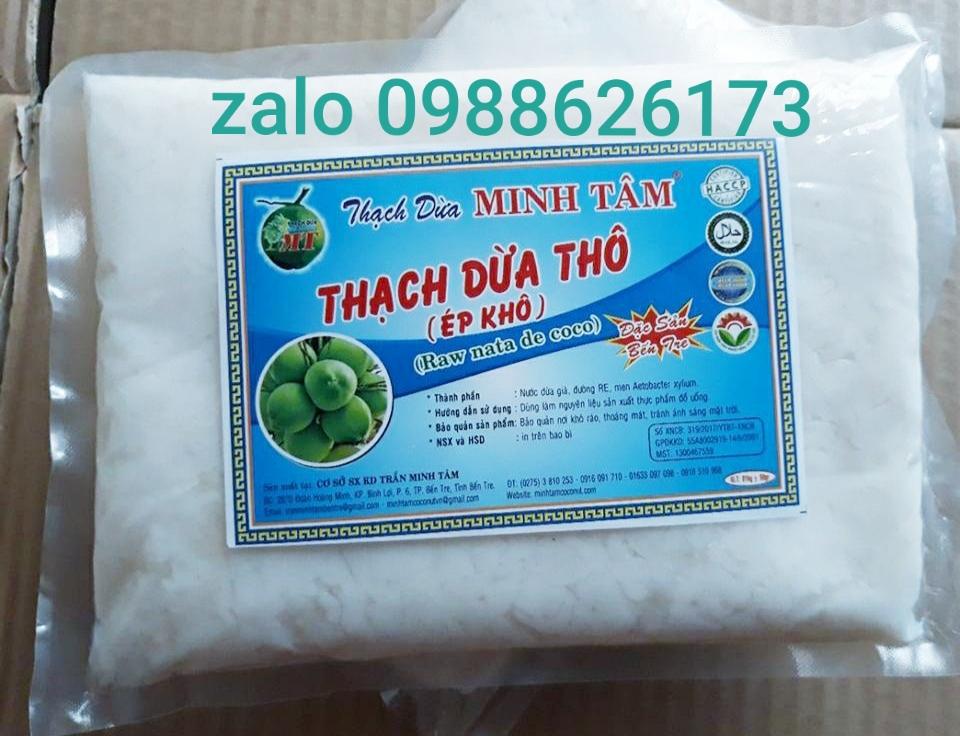 Thạch dừa thô 1kg + hương dừa