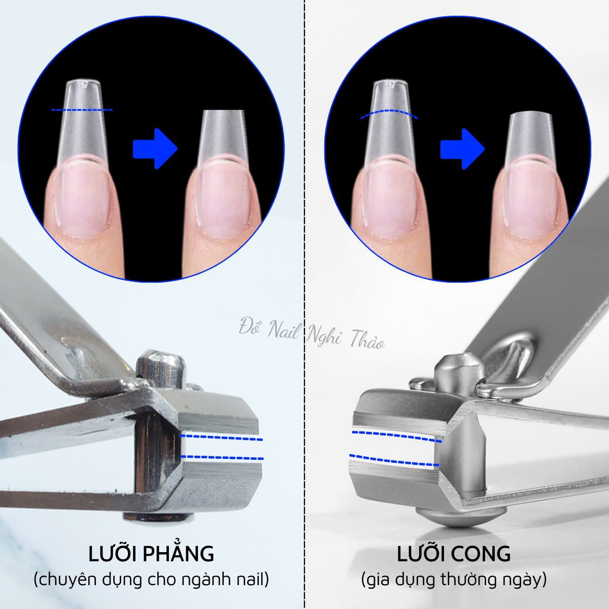 Bấm móng tay đầu phẳng JELIVA