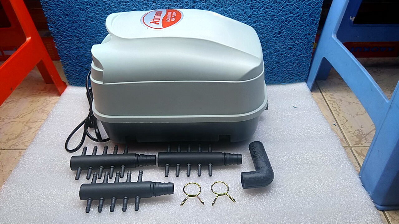 Máy sủi khí oxi Atman dùng cho hồ cá. [HP-4000-8000-12000-16000]