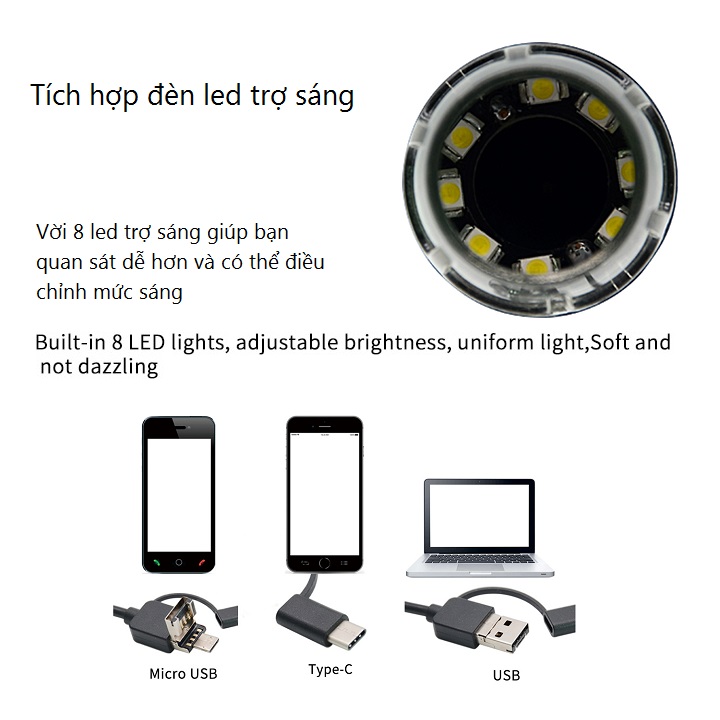 Kính hiển vi điện tử 1000X cắm cổng USB
