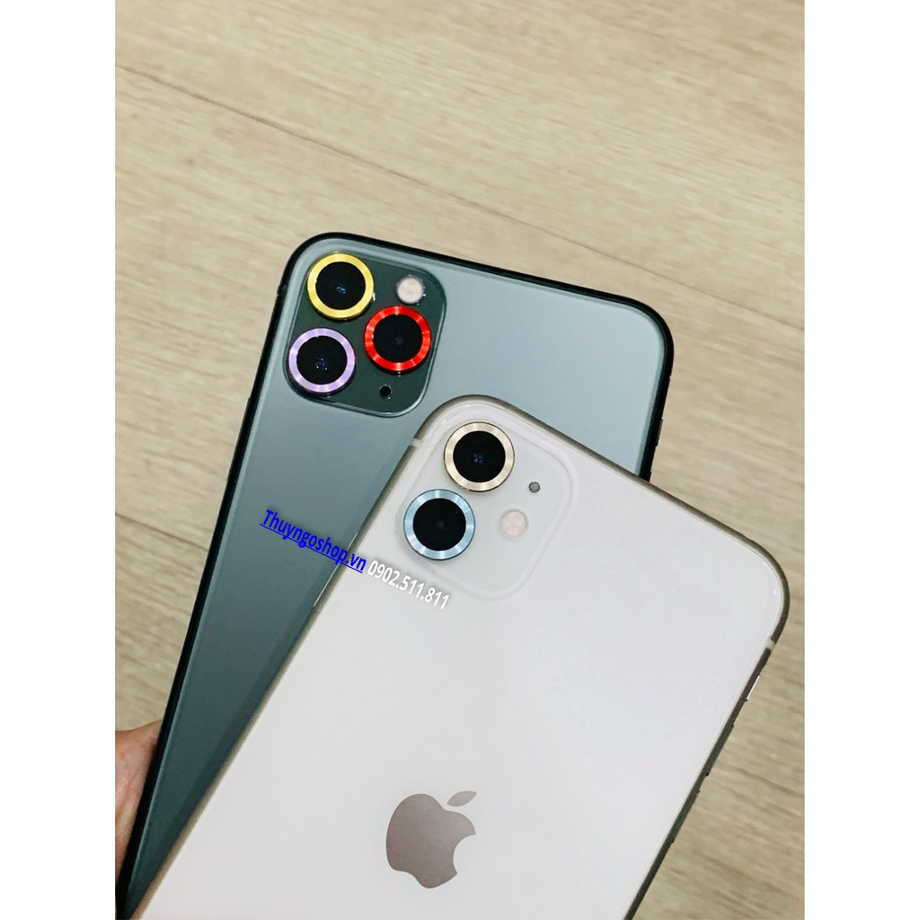 [HCM]Iphone 11/11pro/11pro max - Dán kim loại chống trầy viền camera