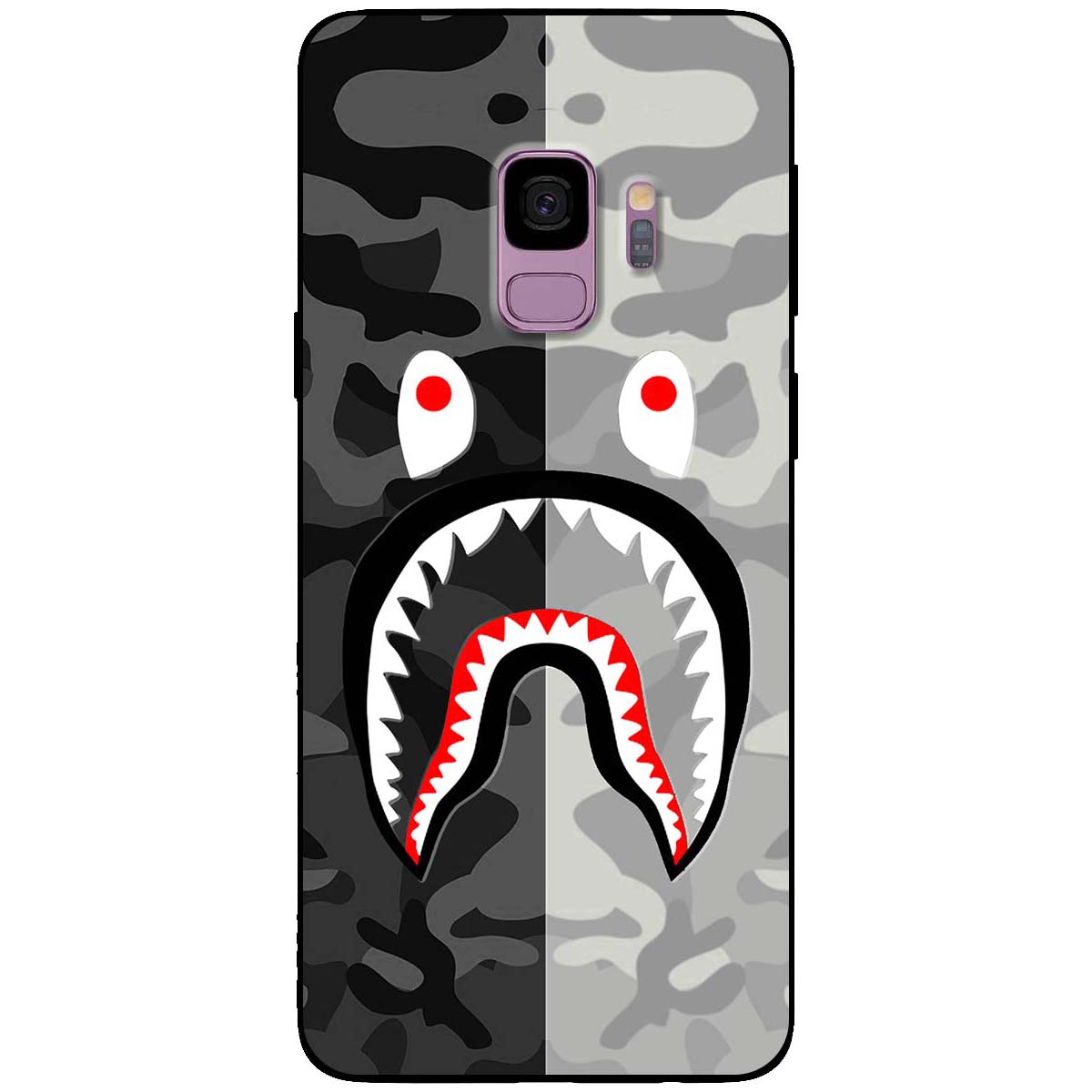 Ốp lưng dành cho Samsung Galaxy S9 mẫu Bape
