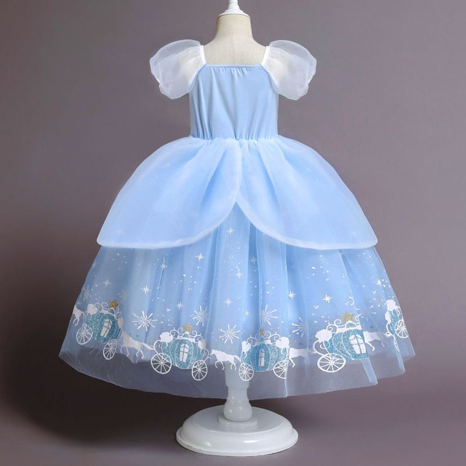Đầm công chúa màu xanh cho bé  Vân Kim Shop