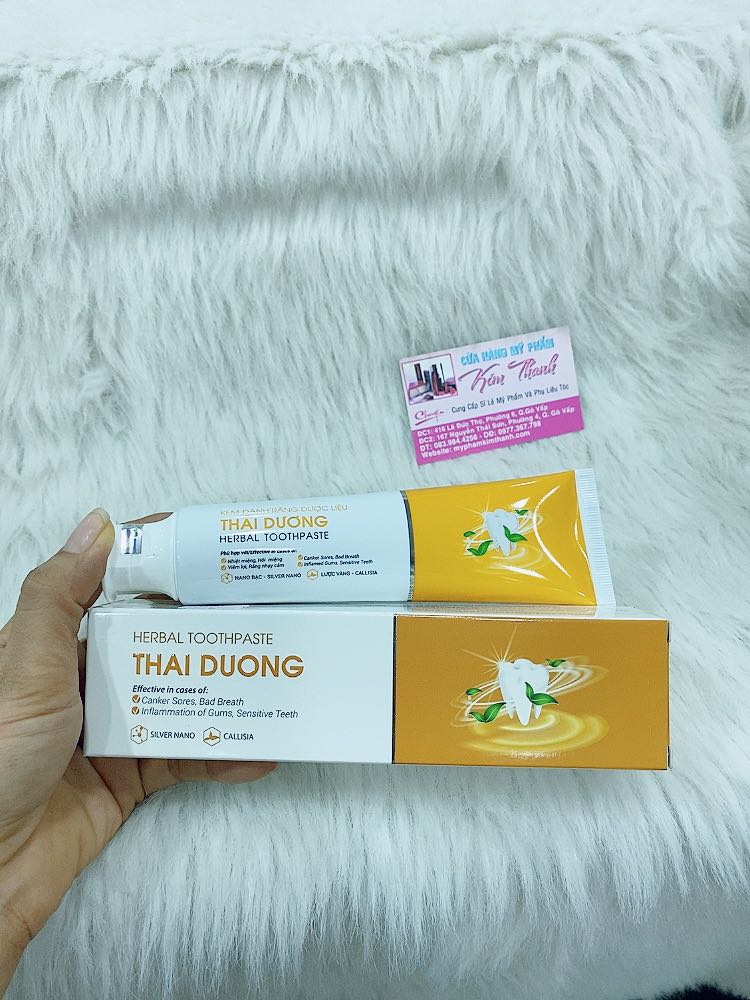 Kem Đánh Răng Dược Liệu Thái Dương (100g)