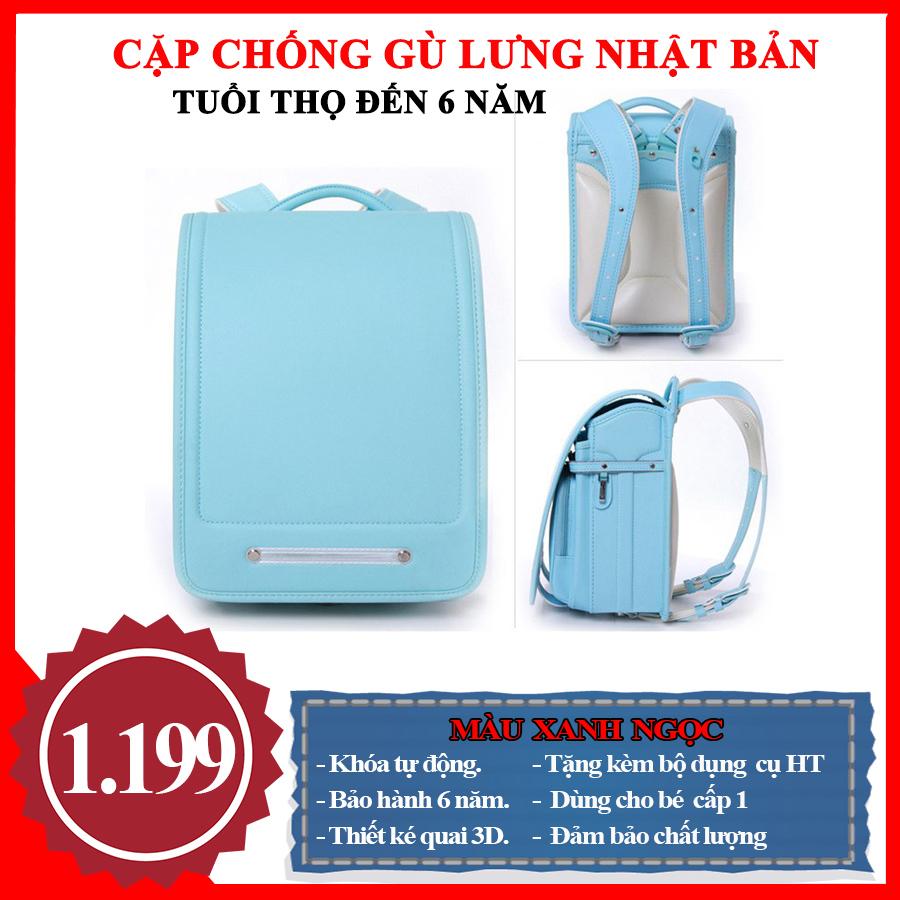 Cặp chống gù lưng Nhật Bản - Đen