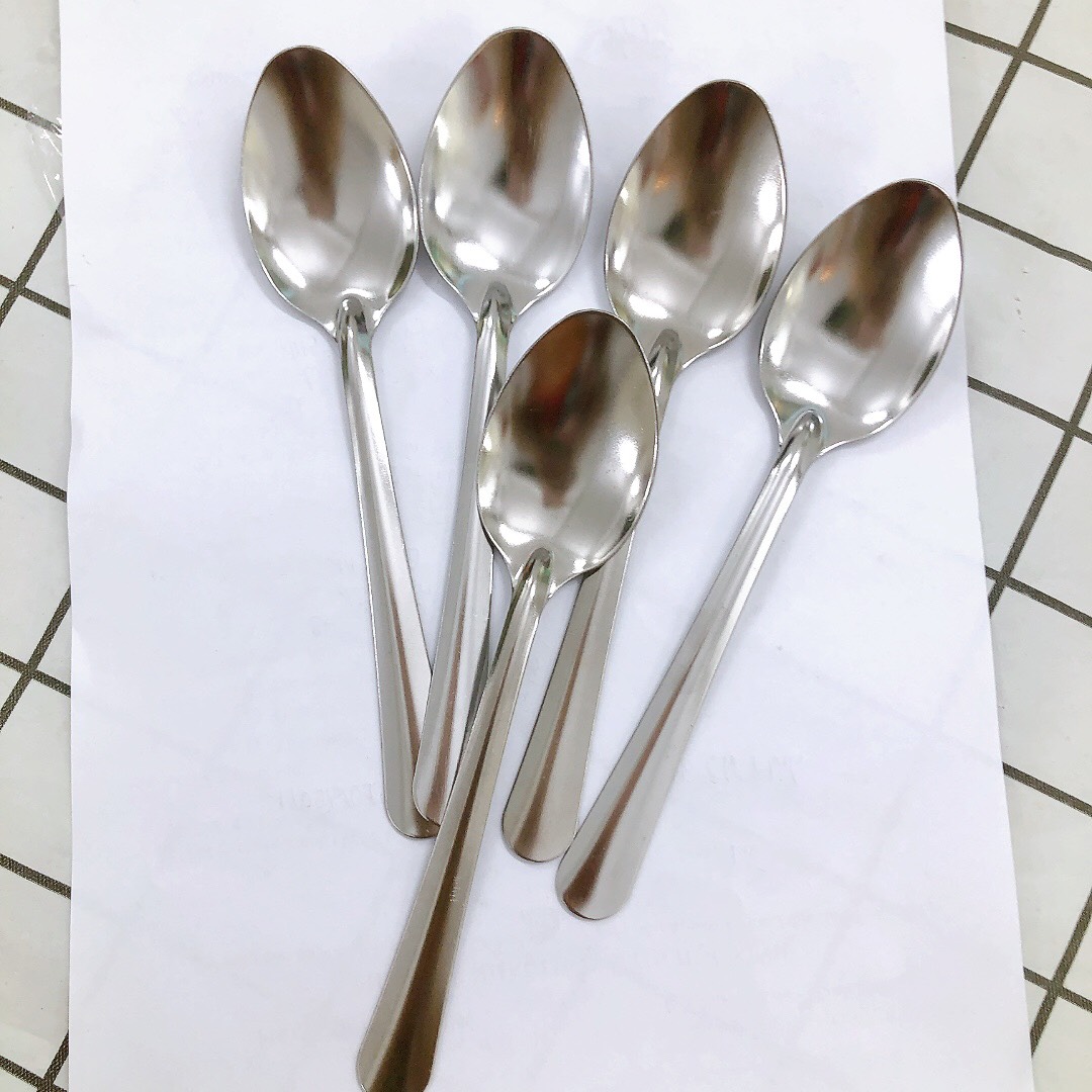Muỗng -Thìa inox cán dài ăn cơm, ăn canh,ăn phở,vv...